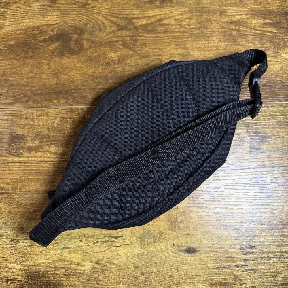 Adidas Essentials Logo Black Recycled‎ Polyester Waist Bag Unisex OSFA